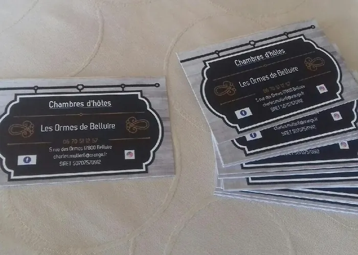 Alojamento de Acomodação e Pequeno-almoço Les Ormes De Belluire